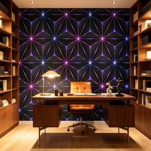 1 Roll Colorful Geometric Self-Adhesive Wallpaper, Suitable For Home Decor. Can Be Used For Kitchen Cabinets, Tables And Chairs, Room Background, Home Renovation, DIY, Waterproof And Stain-Resistant. - Geometry - View 6