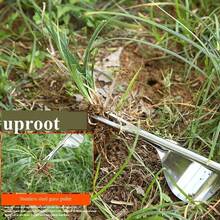 1pc Stainless Steel Weeding Fork With Wooden Handle, Garden Hand Tool, Lawn Weeder, Outdoor Yard Root Remover - One Size Fits All - View 8
