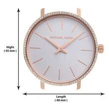 Michael Kors MK2803 玫瑰金水晶大錶盤女款腕錶 淺灰色 極簡 防水 優雅 石英手錶 - 均碼 - 查看 10