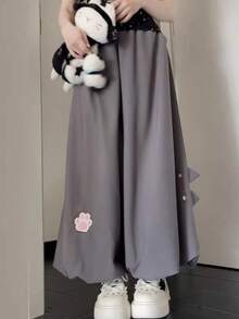 Women Pants - Dark Grey - View 2