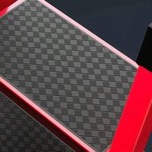 Escalera De Tijera Tubular Plegable 5 Peldaños Color Rojo Resistente Antideslizante Portátil Para Hogar Limpieza Reparaciones - Rojo - Ver 9