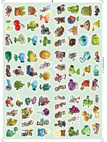 80pcs Stickers, Pea Shooter, Sunflower And Football Zombie Patterns, High-Fidelity Game Vinyl Stickers, Suitable For Game Journals, Tech Devices And Fan Collections School Supplies - Multicolor - View 9