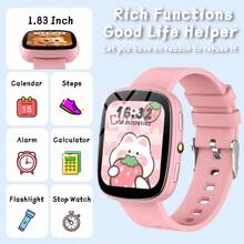 1pc Boys Girls Comfortable Silicone Band Full Touch Screen Learning Game, Ultra Low Power Chip, Flashlight Smart Watch For Children's Day Party Birthday Surprise Gift - Multicolor - View 6