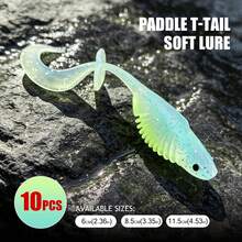 Fishing Soft Baits, 3 Sizes/Multi-Color Options, 10pcs Set Lure Fishing Baits, Realistic Shape And Swimming Action, Slow Sinking, Suitable For Boat Fishing And Shore Fishing - Multicolor - View 3