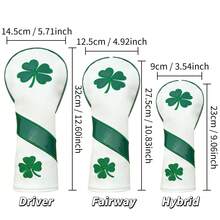 1pc Golf Club Head Cover, Suitable For Driver, Fairway Wood And Hybrid, Unisex, Golf Club Protection Cover - Multicolor - View 9