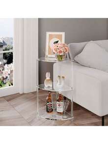 1 Set Acrylic Triangle Combination Storage Table 2-Layer 3-Layer 4-Layer - Multicolor - View 4