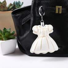 Fresh Style Durian Shaped PU Leather Pendant Bag Charm Fashion Versatile Keychain Fruit Accessory - Multicolor - View 3