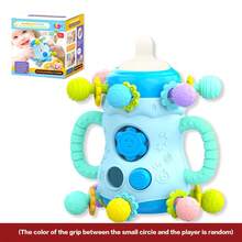 Infant Montessori Toys - Baby Teething Relief - Newborn Teething Toys 0+ Months Girls Boys Ball Chewing Toy Gift Toddler Teething Toys Colorful Soft Silicone Ring Teether, Soothing Teether, Teething Gum Set, Suitable For Toddlers And Infants (Note: Ball And Small Parts Color Box Position Are Random) Mini Version - Color - View 13
