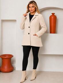 Women Blazers - beige crema - Ver 2