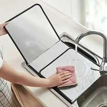 Foldable Stainless Steel Stove Oil Splash Guard, Heat Resistant Anti-Splatter Cooking Baffle, Portable Fold Kitchen Oil Block Screen For Gas Cooktop Stove Cooking Protection Easy To Clean - View 9