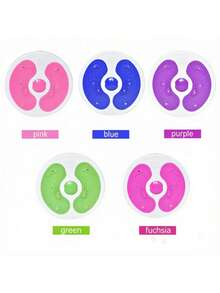 1pc Portable Waist Disc With Resistance Band, Fitness Equipment, Foot Massage Board, PP Material, For Core And Abdominal Workout, Suitable For Gym, Yoga, Pilates, Dorm, Home Daily Training, Back To School Season - Multicolor - View 9