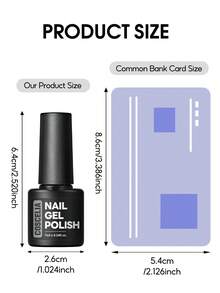 Coscelia 60PCS Gel Nail Polish Set 55 Colors With 5 Base Top Coats Glossy Matte Glitter Pink Silver Gold Soak Off UV LED Summer Vacation Gift For Women - Sweet Desires - 查看 3