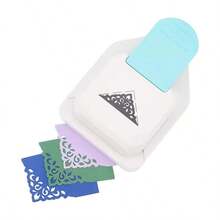 Craft Corner Punch Large Scale Triangle Flower Pattern Scrapbook Craft Punch Photo Knife Business Card Making Supplies - Triangular Flower Pattern - View 10