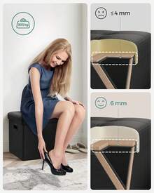Outdoor Storage Benches - Black - View 4