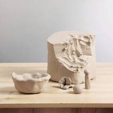 500g 1.1lb Special White Natural Air Dry Clay, Self-Hardening Pottery Clay, Multi-Purpose Modeling Clay, Adult Sculpture Ceramic Art Class DIY Handicrafts - 500g 1.1lb - View 3