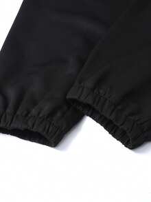 Men's Casual Outdoor Cargo Jogger Pants Sports Black Fall - Black - View 6
