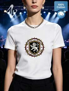 Women T-Shirts - 白色 - 查看 3