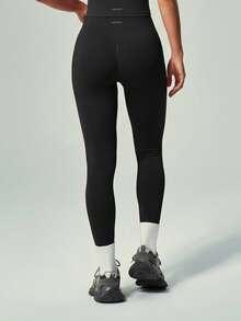 UONNOU 3pcs Women's Sports Shaping Tight Leggings, Peach Butt Lift, Waist Control, Tummy Control, Leg Shaping, Soft Fabric, Suitable For Yoga, Gym, Fashion Outfit, Daily Casual Commute, All Season - Multicolor - View 6