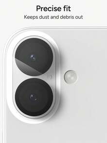 1件全覆蓋相機鏡頭保護貼，相容 iPhone 17/16/16 Plus/16 Pro Max/17 Air/15/14/13/12/11，後鏡頭玻璃配件 - 無色 - 查看 4