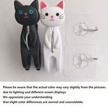 Cute Cat Beach Towel Clips, Suitable For Cat Lovers, Heavy Duty Plastic Clothes Pegs, Blanket Drying Clips, Windproof Clothes Pegs, Home Supplies, Travel Clothes Hangers, Strong Spring Clips, Beach Chair Towel Clips, Sock Clips, Summer Pool Accessories - Multicolor - View 8