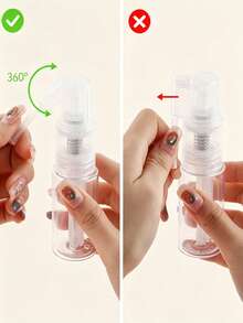 Leak-Proof Powder Spray Bottle, Multi-Purpose Powder Dispensing Container, Portable Household Baby Powder Shaker Cup, Reusable Container, Wide-Mouth Powder Spray Bottle, Perfume Bottle, Travel Bottles - Multicolor - View 9