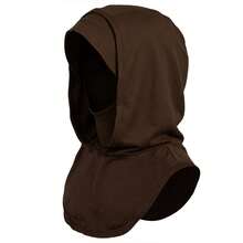 1 buah Balaclava Terlaris Terbaru 2026, Topi Balaclava Bertepi Lebar Elastis Warna Polos dengan Penutup Kepala Terintegrasi - MultiWarna - View 3