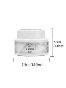 BAOSHIMAN Gel de Unha Metálico Prata Espelhado, Gel Espelhado Líquido Ultra-Brilhante, Adequado para Tie Dye Francês, Arte de Unhas e Mistura, Suprimentos Profissionais de Unhas - Transparente - Visão 5