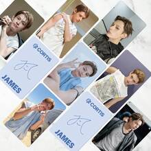 1pc 55pcs Zhao Yufan Laser Photo Cards, Celebrity Merchandise Self-Printed Card Box Set - Multicolor - View 4