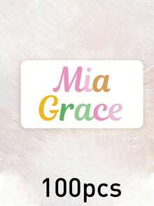LICVIC Custom Stickers, Personalized Name Labels Stickers, Back To School Supplies For Kids, Customized Name Tag Stickers, Customizable Stickers, Boy, Girl - Multicolor - View 13