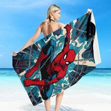 asmodee 超細纖維海灘毛巾，快乾輕量旅行毛巾，成人男女夏季海灘必備配件，強烈視覺效果，在海灘場景中輕鬆脫穎而出 - 彩色 - 查看 8