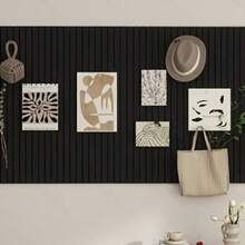 1pc No-Drill Rectangular Modern Fabric Frame Wall-Mounted Photo Wall Background Board, Detachable Bulletin Board For Home Office, Memo Notice Board, Photo DIY Handmade Board, Message Board, For Wall Decoration, Room Decor, Party Photo Display, Surprise Announcement, Wall Storage, Suitable For Bedroom/Study/Living Room/Office/Classroom/Dorm - Multicolor - View 12