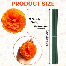 Halloween Pumpkin Flower Bucket Witch Costume Holiday Atmosphere Decoration Props Handheld Ornament - 4 Flowers + Pumpkin Bucket - View 8