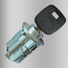 1pc Copper Zinc Alloy Silver Car Ignition Lock, Suitable For Camry Crown RAV4 Reiz Series Ignition Lock, 1 Key - A - View 5