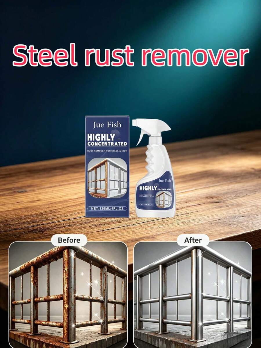 Steel Rust Remover Stainless Steel Rust Removal Cleaning Agent For Sink And Kitchen Utensils