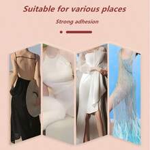 1 Pair 6.5cm/10cm Transparent Pull-Up Nipple Covers, Invisible Seamless Breast Petals, Suitable For Wedding Photography, Sports, Casual, Evening Events - Multicolor - View 4