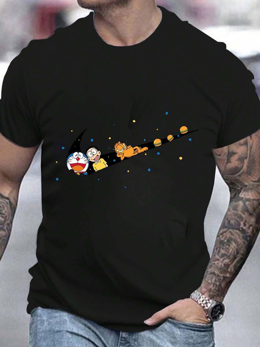 Men T-Shirts - Black - View 1