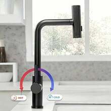 1/2/3pcs,Rainfall Waterfall Style Kitchen Faucet Set, 3-In-1 Multifunctional Kitchen Sink Faucet, Pull-Out Kitchen Cold And Hot Water Faucet - Pull-Out Design, 3-Mode Water Flow, Premium Stainless Steel, Suitable For Home Bathroom And Kitchen Sink, RV, Travel Hotel Bathroom. Minimalist Versatile Home Decor Faucet, Exquisite And Durable Kitchen Decor Faucet, Worry-Free And Durable Kitchen Essential Faucet, Waterproof And Moisture-Resistant Bathroom Decor Faucet, Rust-Proof And Durable Bathroom Accessory Faucet, Universal Easy-Install Kitchen Accessory Faucet, Random Style. - Multicolor - View 4