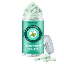 1 Botol (40 Tablet) Tablet Pasta Gigi ADJANISS, Mengandung Hidroksiapatit dan Xylitol, Membersihkan Gigi dengan Lembut Tanpa Menyebabkan Sensitivitas, Mendorong Remineralisasi, Pembersihan Mendalam, Nafas Segar, Cocok untuk Semua Orang Dewasa, Ukuran Praktis untuk Bepergian - Mint - View 3