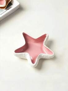 1pc Starfish & Seashell Jewelry Tray And Key Bowl, Jewelry Storage Tray, Suitable For Home Living Room And Dining Room Tabletop Decor, Film And Television Shooting Props, Perfect Valentine's Day Gift - Multicolor 2 - View 9