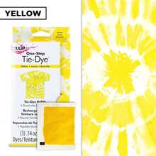 Tulip One-Step Tie-Dye Kit Fabric , 3 Fabric Dye Refill Packs, Yellow - ColorV - View 3