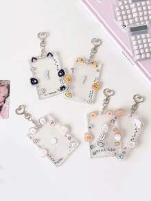 1 PC Cute Animal Card Set, 3-Inch Protective Set, Star Chaser Small Card Display Set, Student ID Set, Pendant, Back To School - Multicolor - View 10