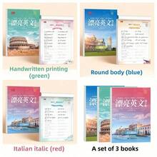 1 Exquisite English Calligraphy Practice Book + 1 Pen + 3 Refills, Including Print/Italic/Cursive Styles, With Greeting Card Templates, Suitable For Students And Adults, High-Quality Gift For Calligraphy Enthusiasts, Back To School Season - Set - View 11