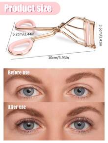11pcs/10pcs/1pc Professional Eyelash Curler, Long-Lasting Use, Longer And Fuller Lashes - Easy To Use And For Eyes, Eyelash Curler, Effortless Shaping Without Pinching, Curling Lashes, Makeup Tools, Beauty Tools, Travel Portable, Vanity Essential - Multicolor - View 4