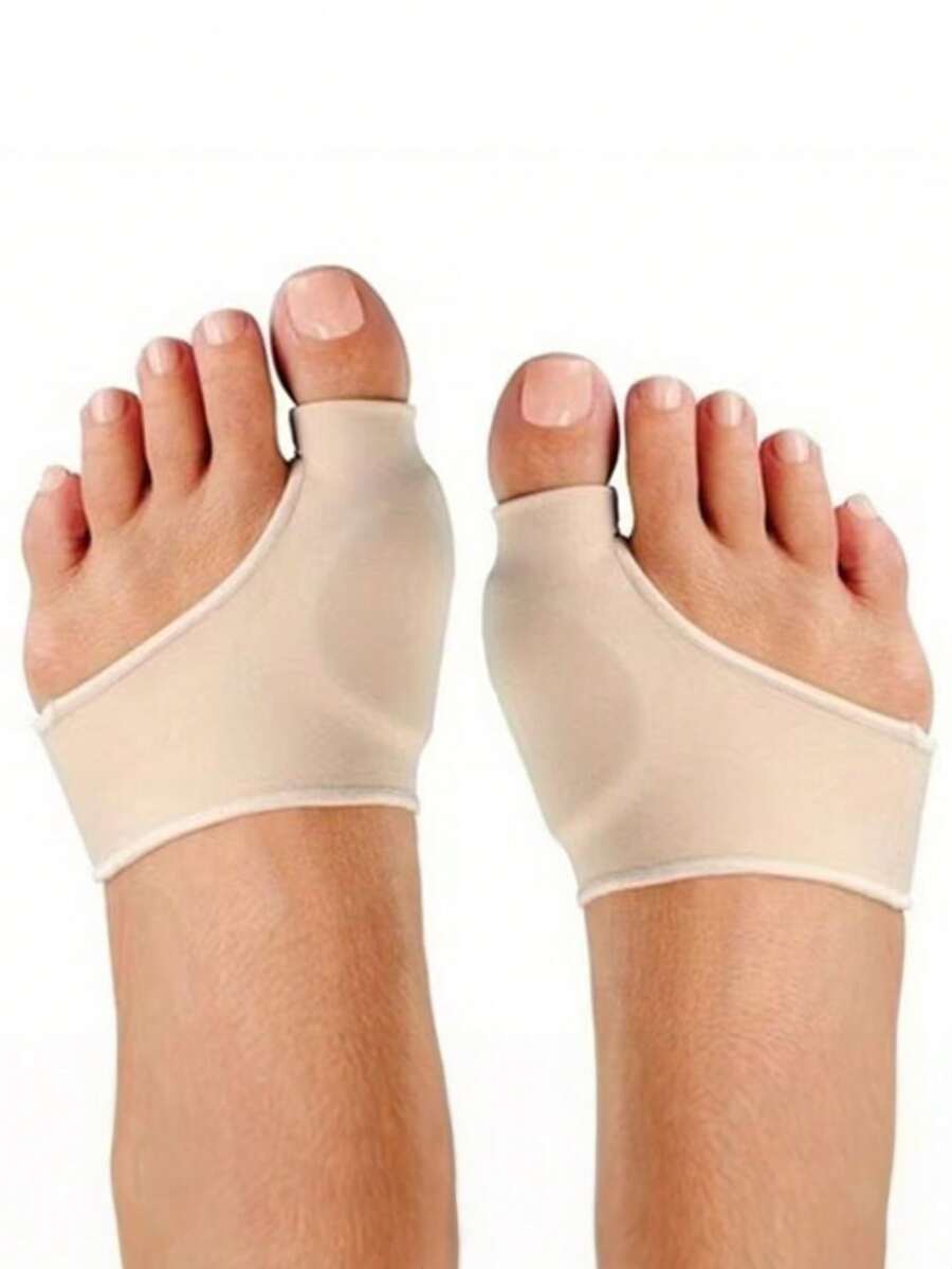 2pcs Breathable Washable Gel Pads - Perfect For Nighttime Use, Running And Home Foot Care, Ergonomic Design For Toes And Pressure Relief - A - View 1