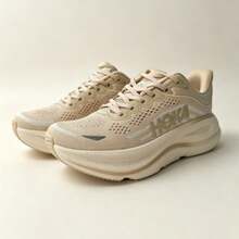 男款 Hoka One One 全季公路跑鞋 BONDI 9 透氣輕量舒適緩震防滑燕麥色 - 燕麥色男款 - 查看 4