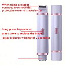 Electric Shaver Portable Unisex Electric Trimmer Hair Removal Device For Private Parts And Full Body Rechargeable - Multicolor - View 13
