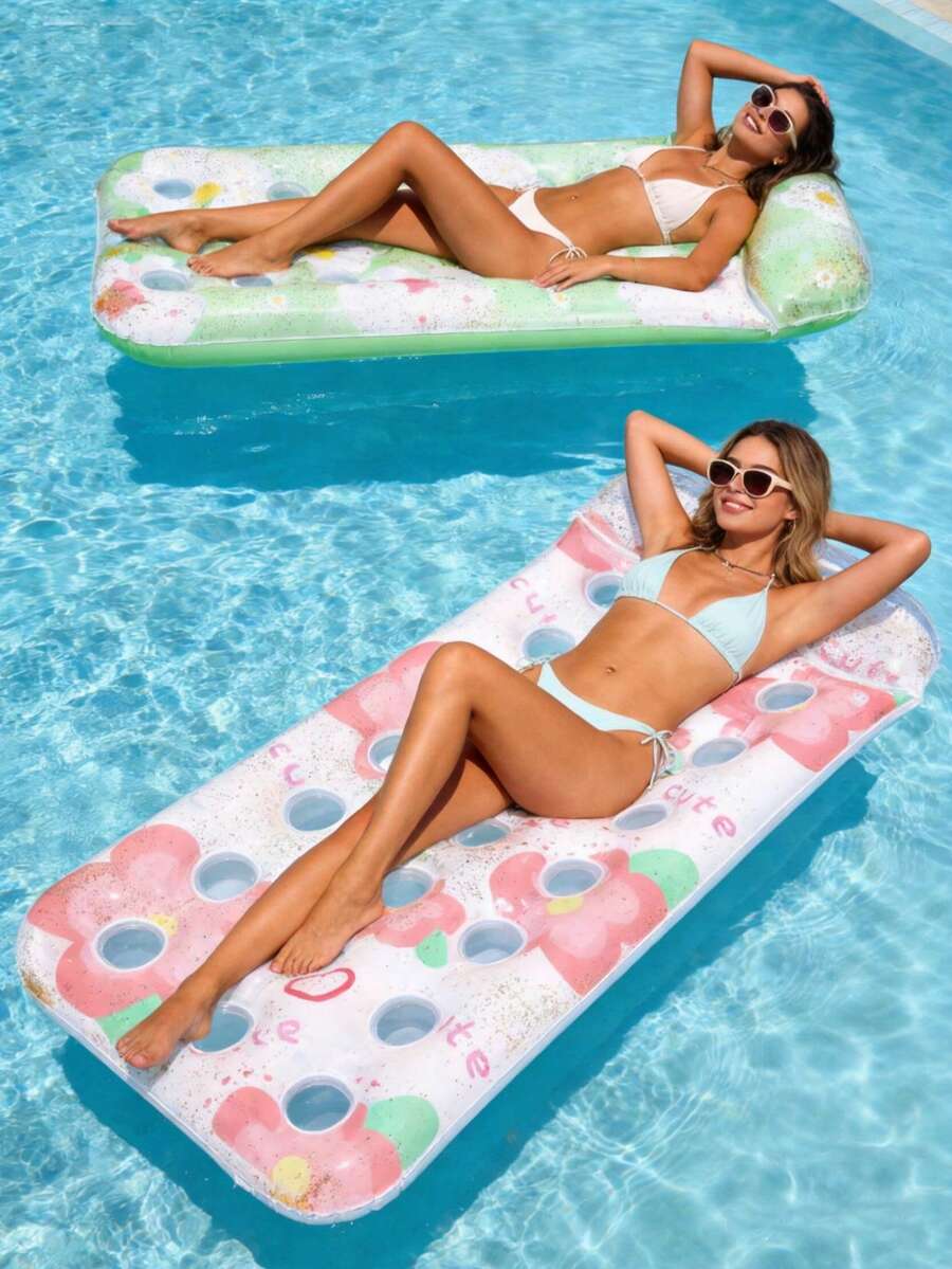 Inflatable Pool Float Swim Mattress Water Hammock Air Mattress Adult Swim Tube Swim Accessory Summer Water Sport Swim Float - A - 查看 1