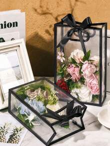 20pcs/10pcs/5pcs Transparent PVC Gift Bags (Ribbon Not Included), Tote Bags, Suitable For Birthday, Wedding, Valentine's Day, Graduation Ceremony And Other Occasions, Transparent Plastic Gift Bags, Large Capacity Cosmetic Storage Bags - Transparent - View 9