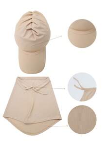 YPGVUO Khẩu trang trùm đầu unisex thoáng khí, chống nắng, khăn quàng cổ - Nhiều màu - Xem 8