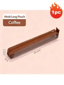 1pc/Mini Mesh Pencil Case Storage Bag, Suitable For Exams, Portable Pencil Case, Multi-Functional Square Stationery Bag/2pcs/3pcs/5pcs,Back To School Season - Multicolor - View 8